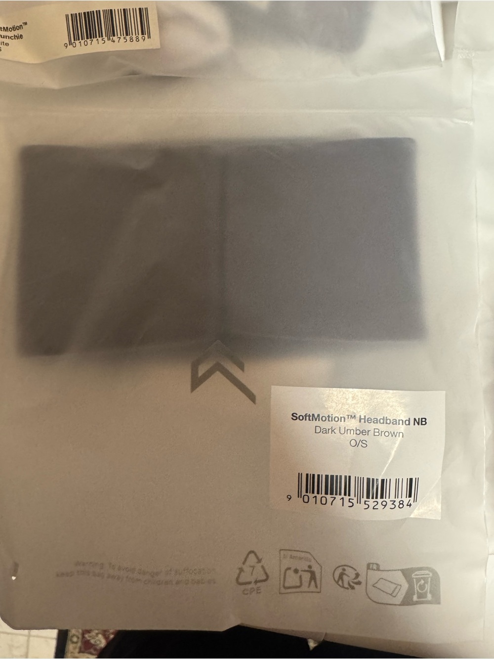 Oner Active Dark Umber Brown SoftMotion Headband